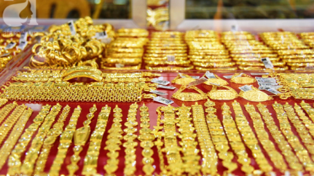 Giá vàng trong nước đồng loạt đi xuống