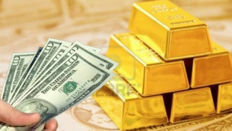 Giá USD giảm, vàng tiếp tục tăng
