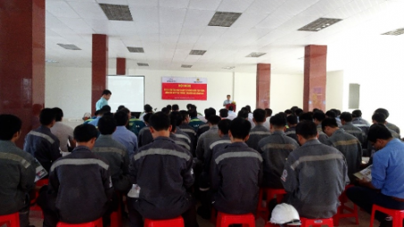  Trung tâm Điện lực Vĩnh Tân tăng cường công tác đảm bảo an ninh trật tự 