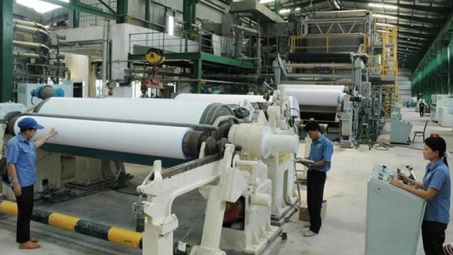 Lắp đặt dây chuyền sản xuất giấy lớn nhất Việt Nam