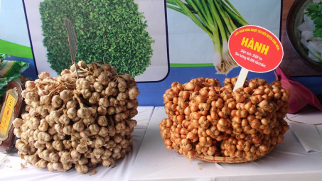 Hành, tỏi Kinh Môn - Thương hiệu được khách hàng ưa chuộng
