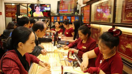 Thị trường vàng trong nước: Nối dài những chuỗi ngày giảm