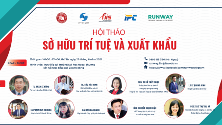Sắp diễn ra Hội thảo trực tuyến “Sở hữu trí tuệ và Xuất khẩu”