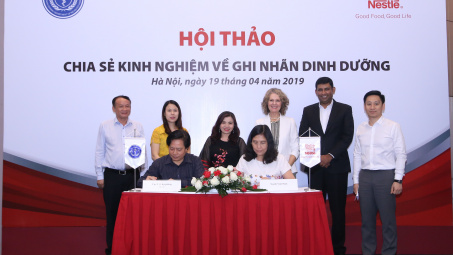 Chia sẻ kinh nghiệm về ghi nhãn dinh dưỡng