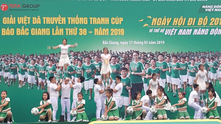 Bắc Giang: Hơn 10.000 người tham gia Ngày hội đi bộ vì thế hệ Việt Nam năng động