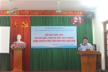 Khuyến Công Vĩnh Phúc tổ chức Hội nghị triển khai kế hoạch khuyến công năm 2020