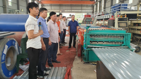 Vĩnh Phúc: Tổ chức Hội nghị giới thiệu mô hình trình diễn kỹ thuật sản xuất tôn lợp