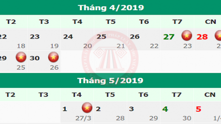 Cán bộ, công chức sắp có đợt nghỉ 5 ngày liên tục dịp 30/4-1/5
