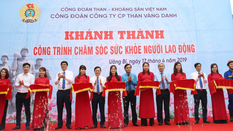Than Vàng Danh khánh thành tổ hợp công trình chăm sóc sức khỏe cho người lao động