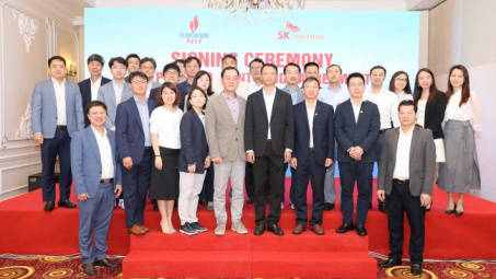 Đẩy mạnh hợp tác dầu khí PVEP - SK Earthon