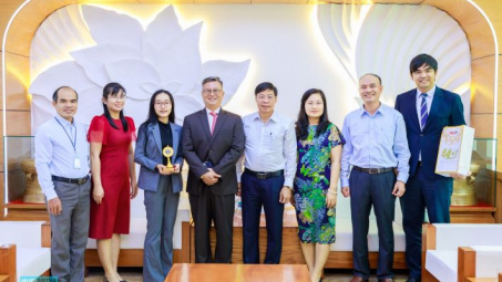 HUFI làm việc với Đại diện USAID - WISE phía Nam