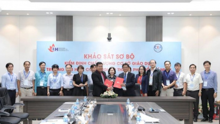 IUH khảo sát sơ bộ kiểm định chất lượng cơ sở giáo dục chu kỳ 2