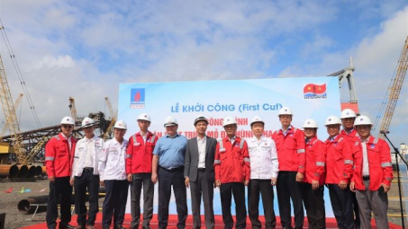 PVEP: Khởi công công trình Dự án phát triển mỏ Đại Hùng Pha 3, Lô 05.1a