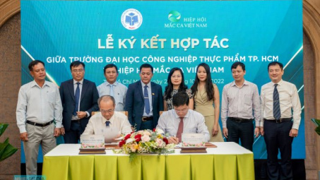 HUFI: Ký kết hợp tác toàn diện với Hiêp hội Mắc ca Việt Nam