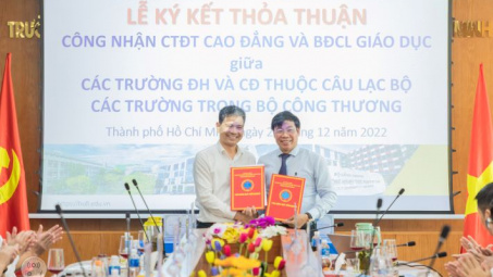 Ký kết thỏa thuận Công nhận chương trình đào tạo cao đẳng và Đảm bảo chất lượng giáo dục giữa các trường thuộc Bộ Công Thương