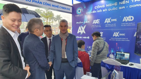 Cyber Eye trình diễn sản phẩm công nghệ tại Chuyển đổi số và Đổi mới sáng tạo
