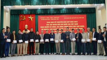 PVEP: Nghĩa tình với Đồng bào nghèo Xuân Quý Mão