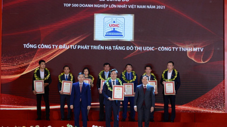 UDIC được xếp hạng Top 500 doanh nghiệp lớn nhất Việt Nam năm 2021