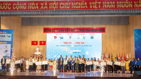 HUFI đạt nhiều giải cao tại Giải thưởng Sinh viên nghiên cứu khoa học Euréka lần thứ 24