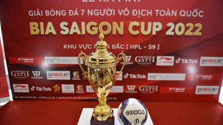 Giải Bóng đá 7 người vô địch toàn quốc đã trở lại với tên gọi BIA SAIGON CUP 2022