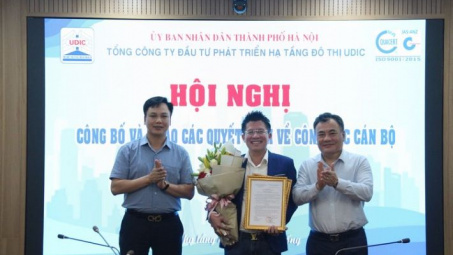 UDIC: Công bố quyết định về Công tác tổ chức, Cán bộ