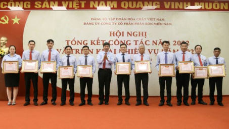 Đảng ủy Công ty CP Phân bón Miền Nam: Khơi dậy nội lực, hoàn thành vượt mức 1 số chỉ tiêu chính