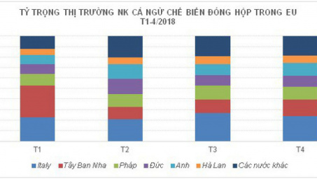 Xuất khẩu cá ngừ Việt Nam sang EU vẫn giữ đà tăng trưởng trong 7 tháng