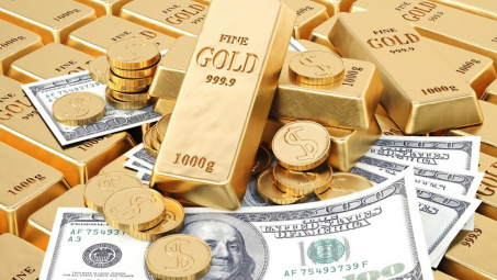 Ngày 8/9: Giá vàng giảm do USD mạnh lên so với rổ các đồng tiền chủ chốt