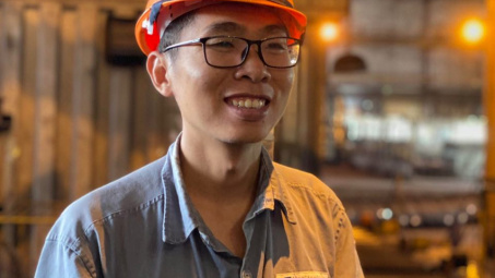 Tổ trưởng Tổ KCS Nguyễn Anh Tú: Không đâu bằng NatSteelVina