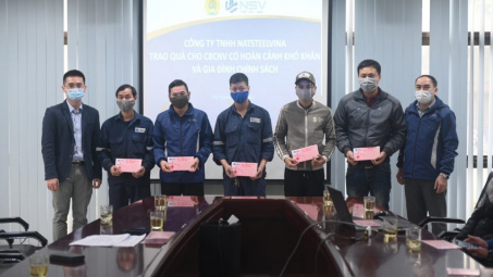 Công đoàn Tổng công ty Thép Việt Nam - CTCP luôn đồng hành của người lao động NatSteelVina