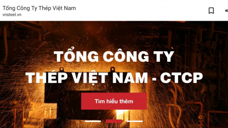 Tổng công ty Thép Việt Nam - CTCP: Chính thức ra mắt cổng Cổng thông tin điện tử