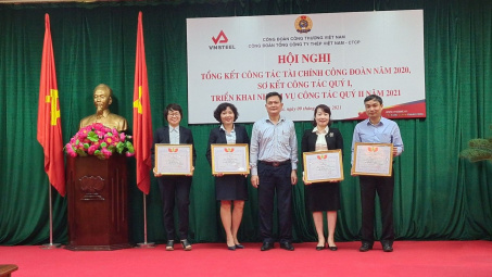 Công đoàn VNSTEEL: Tổng kết công tác tài chính 2020