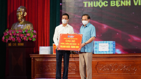 Công ty TNHH NatSteelVina đồng hành cùng 190 cán bộ y tế Thái Nguyên chi viện cho “tâm dịch” miền Nam