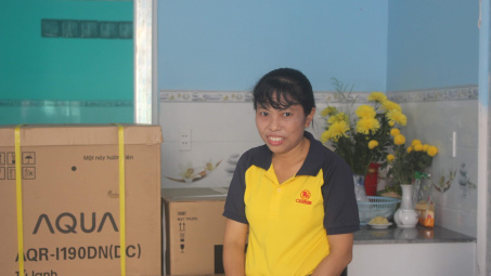 Ngôi nhà mới của chị Thùy