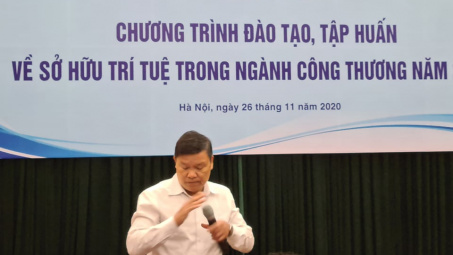 Khai mạc khóa đào tạo sở hữu trí tuệ thuộc lĩnh vực công thương