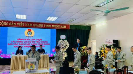 Đại hội đại biểu Công đoàn Công ty CP Tôn mạ VNSTEEL Thăng Long lần thứ IV nhiệm kỳ 2023 – 2028: Kiểu mẫu, công khai, minh bạch và thành công