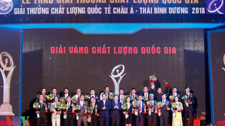 Giải thưởng Vàng Chất lượng Quốc gia của Tôn mạ VNSTEEL Thăng Long: Phần thưởng vàng cho mọi nỗ lực