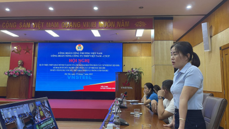Người lao động VNSTEEL: Giữ vững niềm tin, sự lạc quan và tinh thần đoàn kết