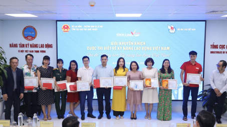 Trao giải cuộc thi viết về Kỹ năng lao động: Tạp chí Công Thương giành giải Khuyến khích