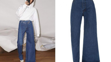 Chiếc quần jeans bên loe bên xìu giá 8 triệu 7 hứa hẹn phá đảo làng thời trang năm 2019