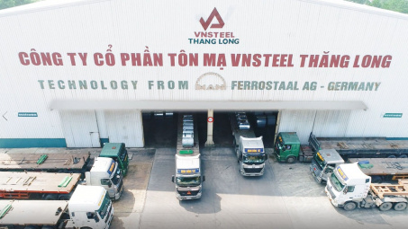 Tôn mạ Vnsteel Thăng Long: Hơn 1 thập kỷ không ngừng vươn lên, khẳng định thương hiệu