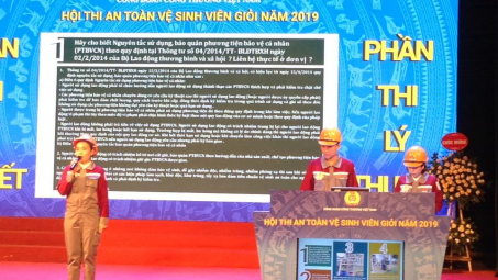 Công đoàn VNSTEEL: Giải Ba toàn đoàn, giải Nhì sơ cấp cứu trong Hội thi ATVSV giỏi ngành Công Thương 2019