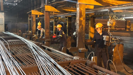 Thép Việt – Sing: Bất chấp dịch Covid-19, tiếp tục ổn định sản xuất nhằm hoàn thành nhiệm vụ quý I năm 2022