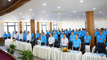 Tấm lá Phú Mỹ- VNSTEEL: Tổ chức thành công Đại hội đại biểu Công đoàn lần thứ VI, nhiệm kỳ 2023-2028