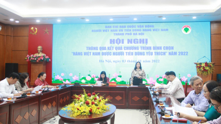 Hà Nội: Tôn vinh 213 sản phẩm, dịch vụ hàng Việt Nam được người tiêu dùng yêu thích năm 2022