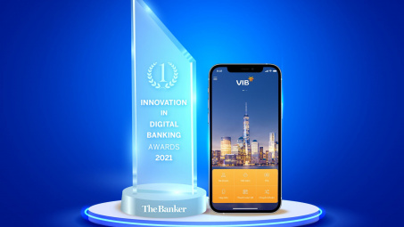 VIB được The Banker trao giải Đổi mới sáng tạo trong lĩnh vực ngân hàng số năm 2021