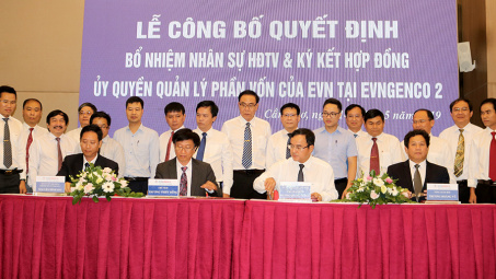 Công bố các quyết định bổ nhiệm Hội đồng thành viên EVNGENCO 2