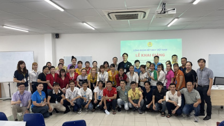 Công đoàn Dệt May đồng hành nâng cao kỹ năng nghề nghiệp cho người lao động