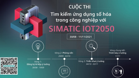 Siemens khởi động Cuộc thi “Tìm kiếm ứng dụng số hóa trong công nghiệp với SIMATIC IOT2050” dành cho kỹ sư và sinh viên Việt Nam