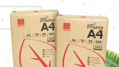 Giấy in Copy Paper Hồng Hà: Sản phẩm mới theo hướng tiêu dùng xanh